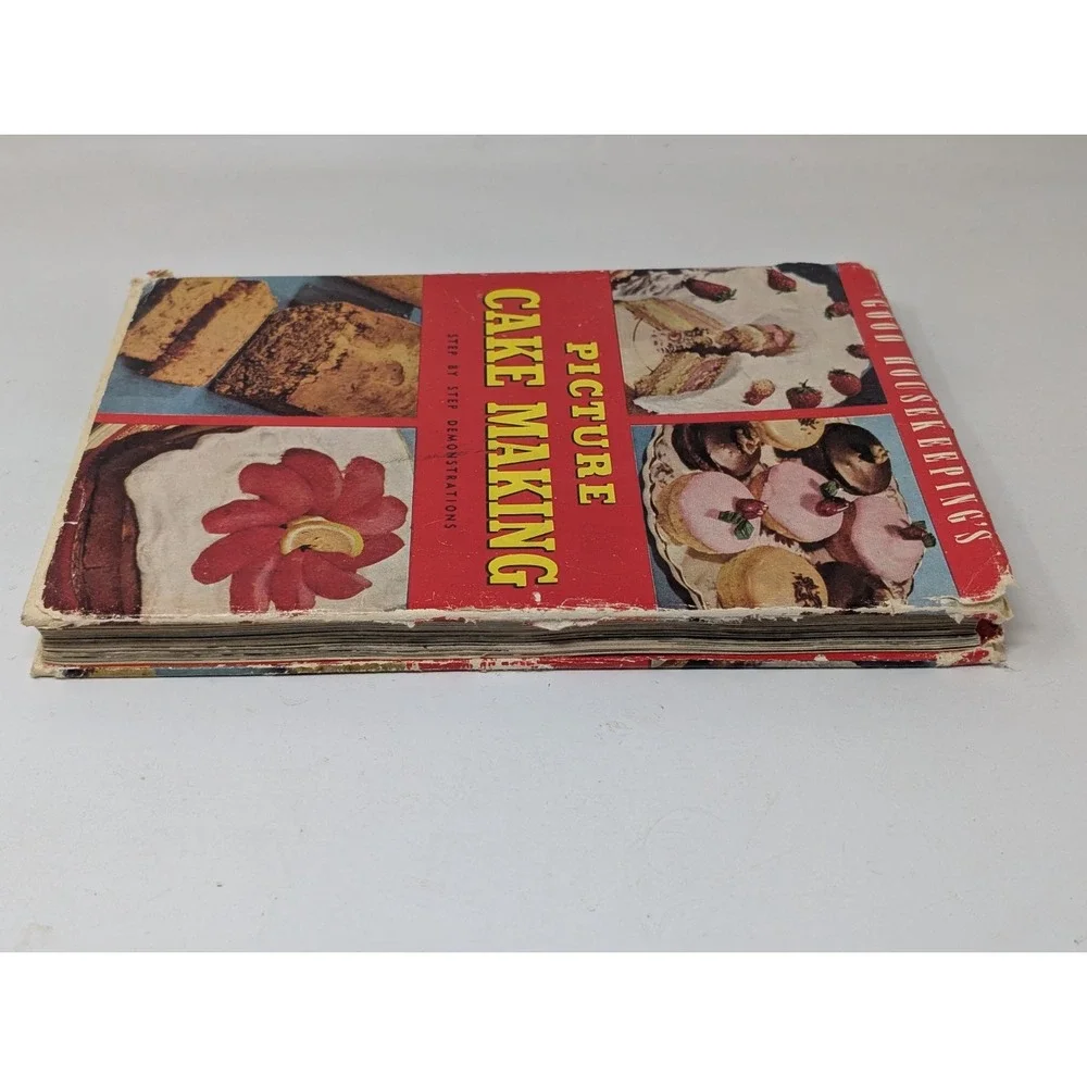 Vintage Good Housekeeping Cake Dessert Cookbook Making Australian Book 1950s 50s